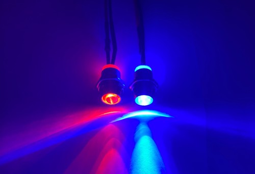 Led flashing red blue - led, light